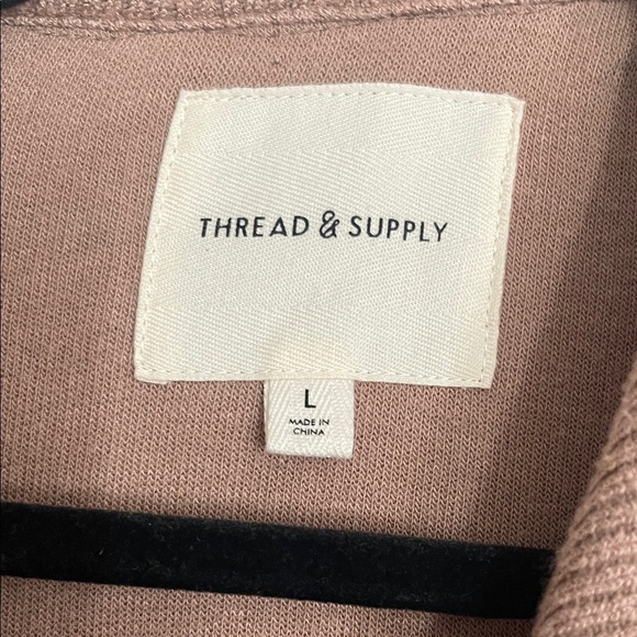 Thread & Supply Pink Ribbed Shirt - Picture 2 of 3